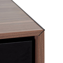COT8350-SN 2.3m Right Return Office Desk - Walnut