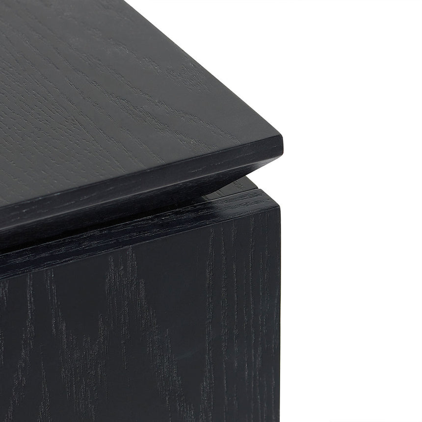 1.77m Right Drawer Office Desk | Black Oak | Myka Home - View 11