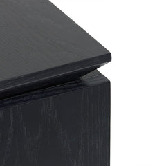 COT8480-CN 1.77m Right Drawer Office Desk - Black Oak