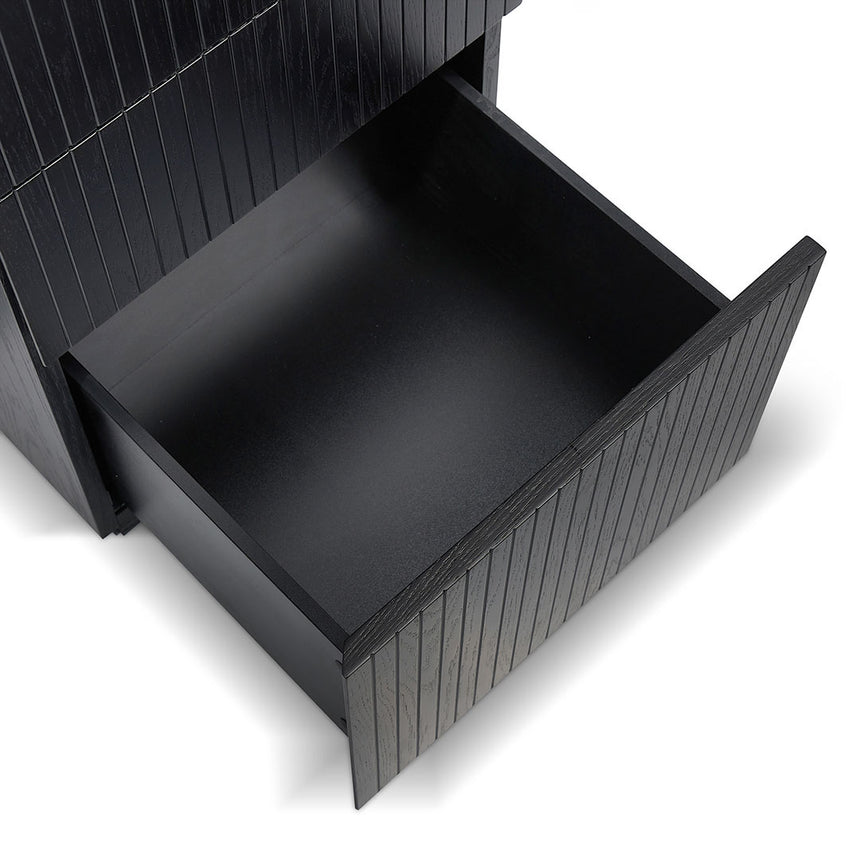 1.77m Right Drawer Office Desk | Black Oak | Myka Home - View 10