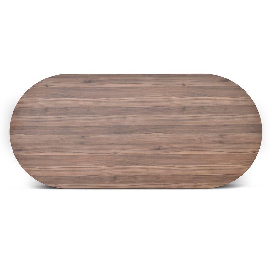 2.4m Oval Meeting Table | Walnut | Myka Home - View 8