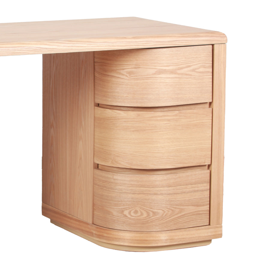 1.6m Office Desk | Natural | Myka Home - View 7