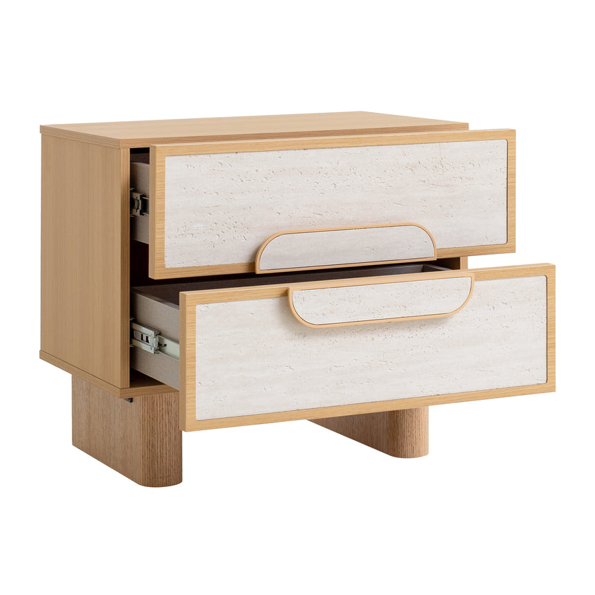 Bedside Table | Natural | Myka Home - View 3