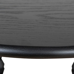 52cm Side Table | Full Black | Myka Home