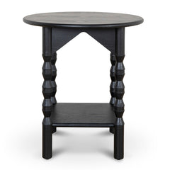 52cm Side Table | Full Black | Myka Home