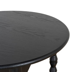 52cm Side Table | Full Black | Myka Home