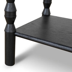 52cm Side Table | Full Black | Myka Home