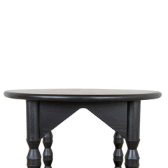 52cm Side Table | Full Black | Myka Home