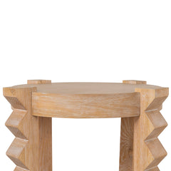 CST10043-NI Round Side Table - Natural