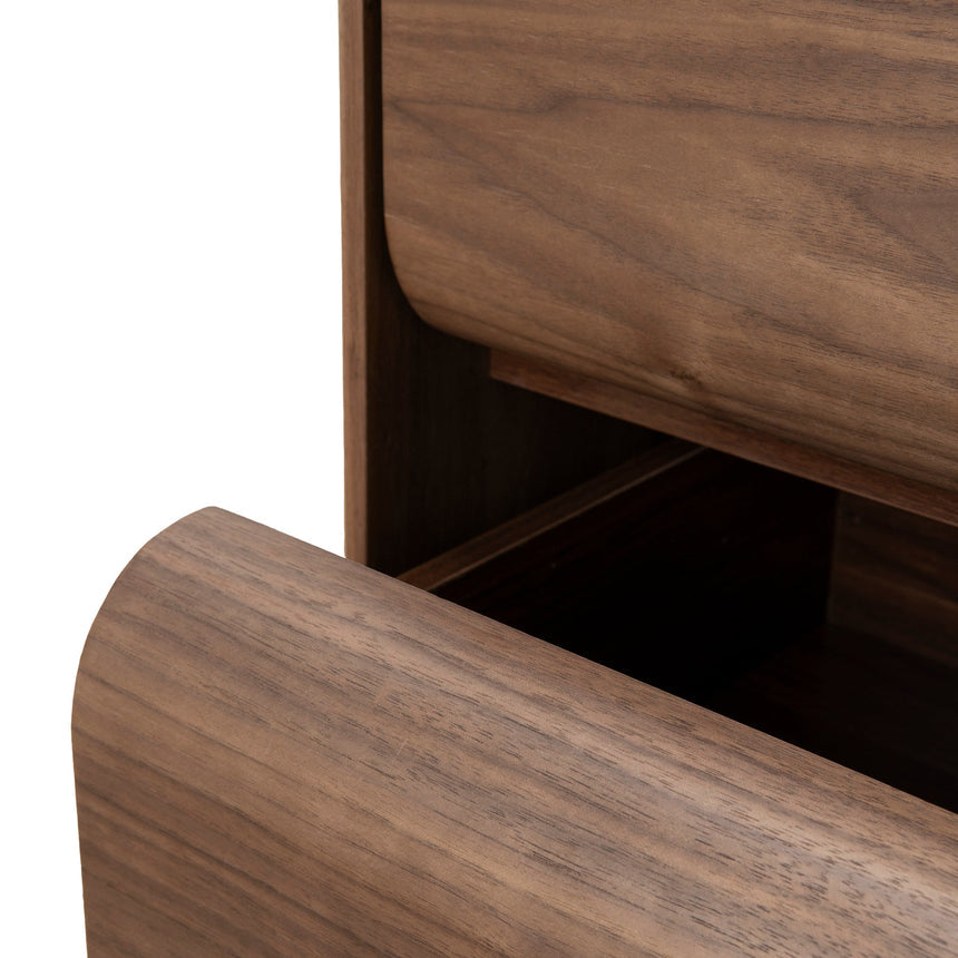 50cm Bedside Table | Walnut | Myka Home - View 14
