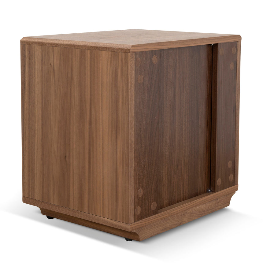 50cm Bedside Table | Walnut | Myka Home - View 5
