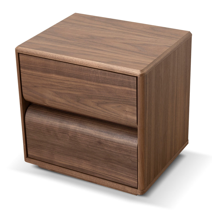 50cm Bedside Table | Walnut | Myka Home - View 4