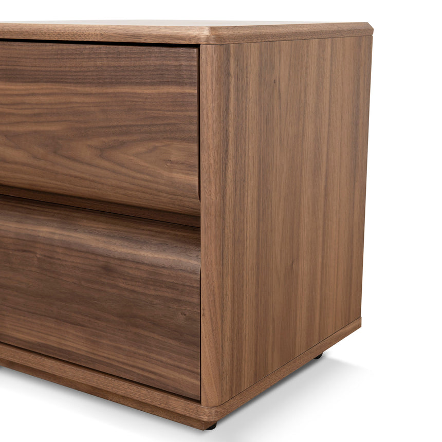 50cm Bedside Table | Walnut | Myka Home - View 9