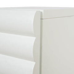 CST10074-KD 48cm Bedside Table - White