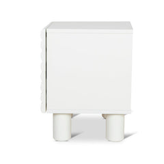 CST10074-KD 48cm Bedside Table - White