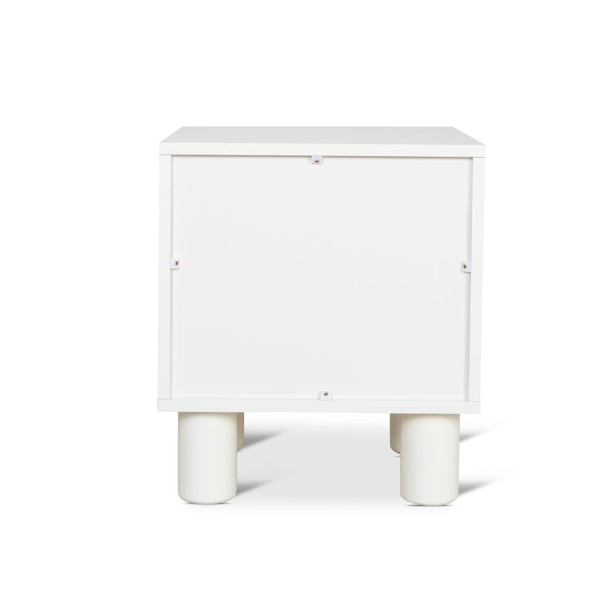 48cm Bedside Table | White | Myka Home - View 6