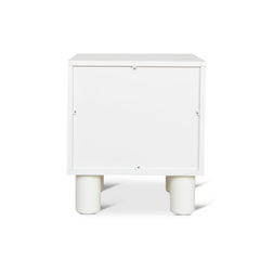 CST10074-KD 48cm Bedside Table - White