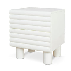 CST10074-KD 48cm Bedside Table - White