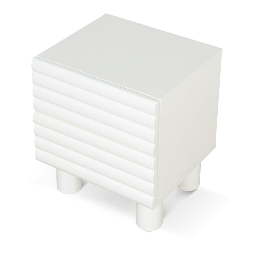 48cm Bedside Table | White | Myka Home - View 3