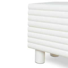 CST10074-KD 48cm Bedside Table - White