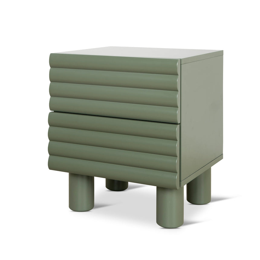 48cm Bedside Table | Green | Myka Home