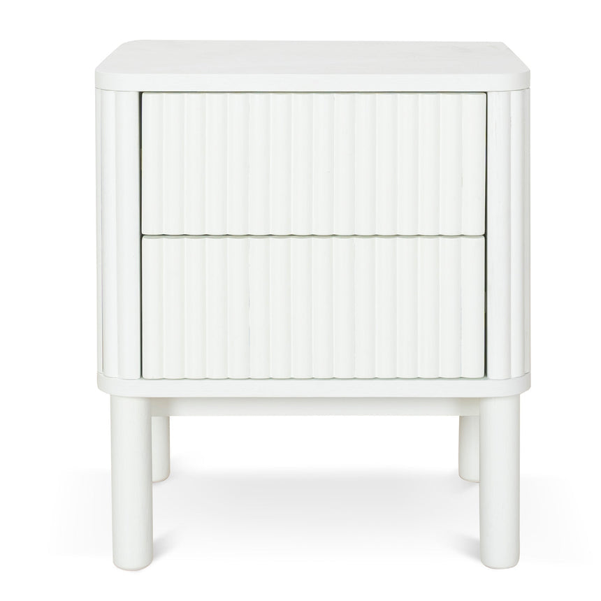 Bedside Table | Warm White | Myka Home - View 2