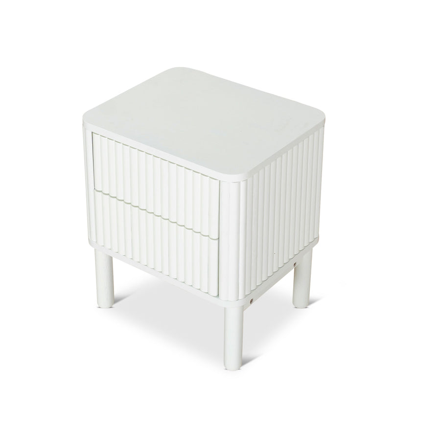 Bedside Table | Warm White | Myka Home - View 4