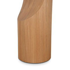 CST10128-OW 45cm Round Side Table - Natural Oak