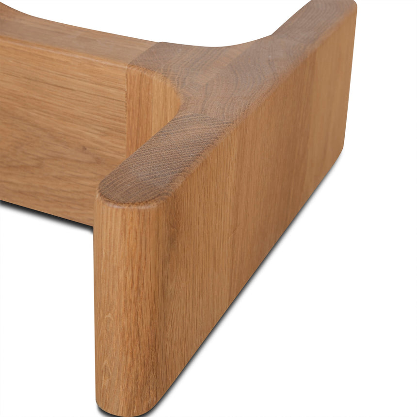 45cm Round Side Table | Natural Oak | Myka Home - View 7