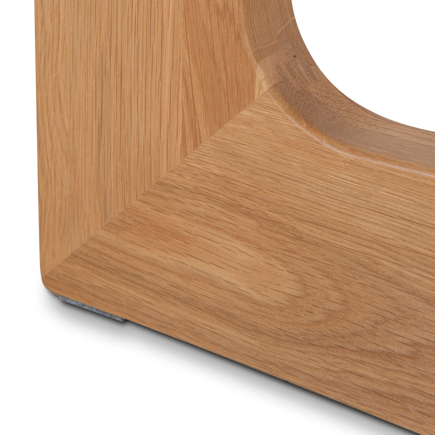 45cm Round Side Table | Natural Oak | Myka Home - View 8