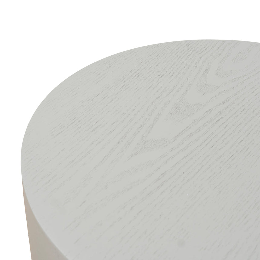 49.5cm Round Side Table | Light Grey | Myka Home - View 7