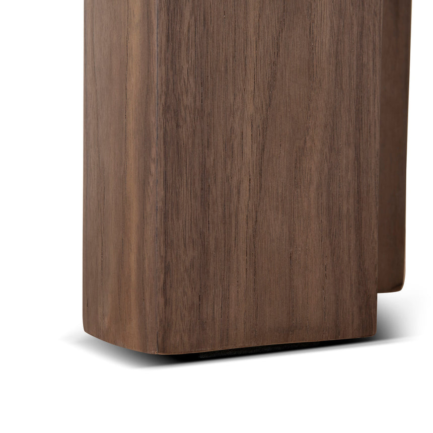 49.5cm Round Side Table | Walnut | Myka Home - View 11