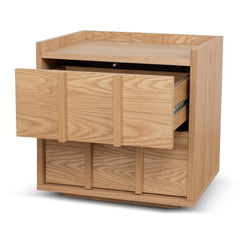 50cm Bedside Table | Natural | Myka Home