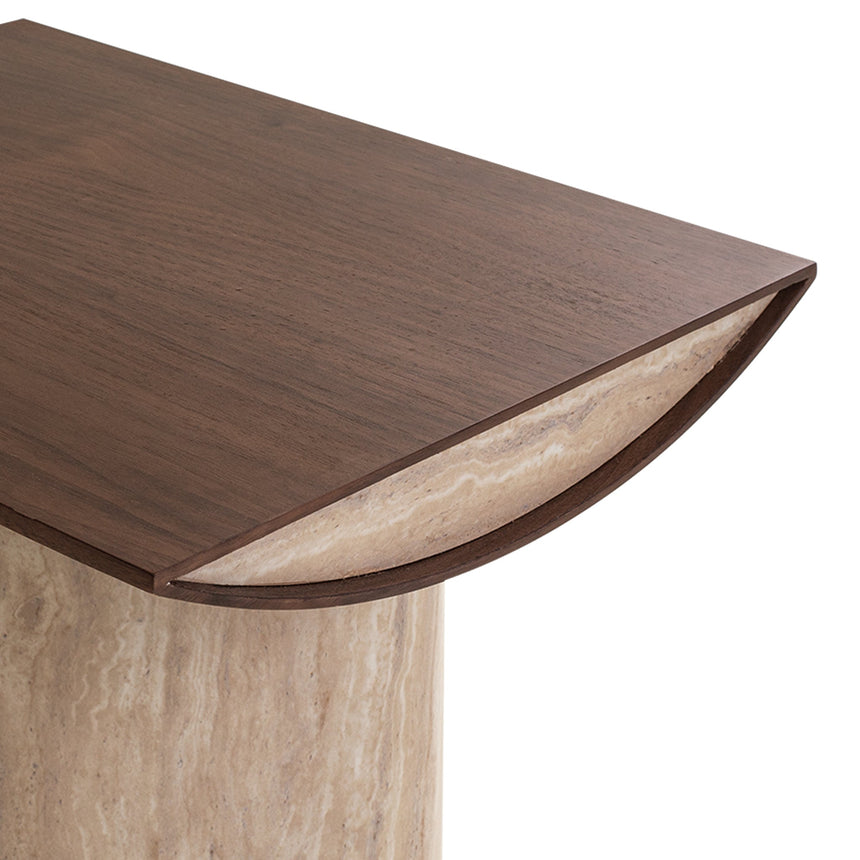 Side Table | Walnut | Myka Home - View 7