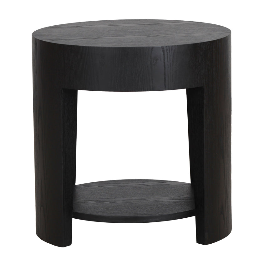 55cm Side Table | Full Black | Myka Home - View 3