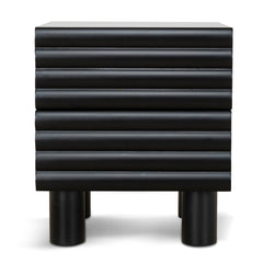 48cm Bedside Table | Matte Black | Myka Home