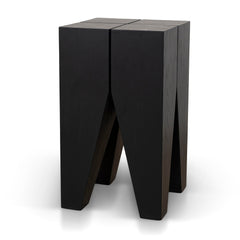 27CM Square Side Table | Full Black | Myka Home