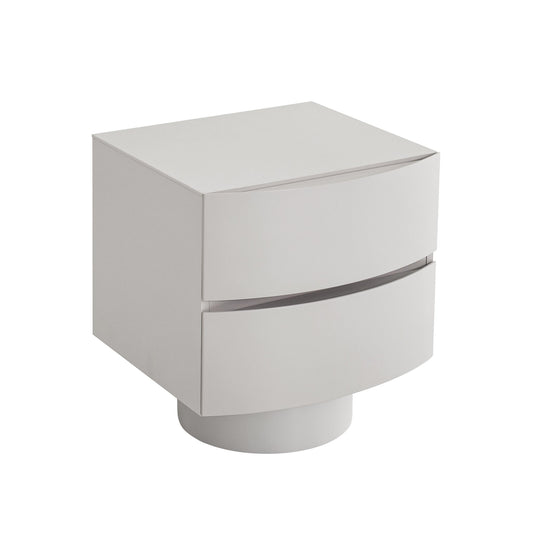 Bedside Table | Warm Grey | Myka Home