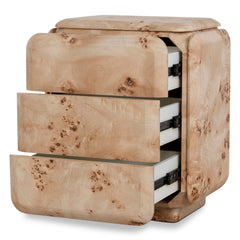 51cm Bedside Table | Aspen Burls | Myka Home