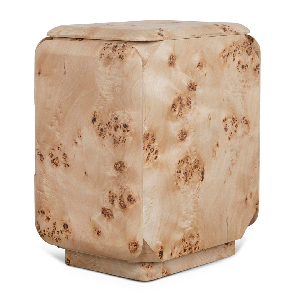 51cm Bedside Table | Aspen Burls | Myka Home - View 5