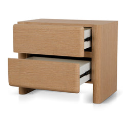 66.3cm Bedside Table | Natural | Myka Home