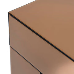 45cm Square Bedside Table | Natural | Myka Home
