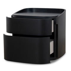 Bedside Table | Full Black | Myka Home