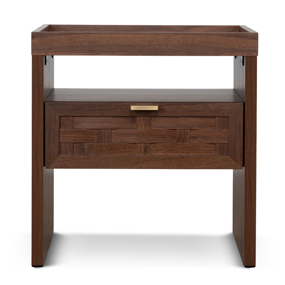 Bedside Table | Walnut | Myka Home - View 2