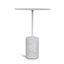 45cm Matte White Side Table | Carrara Marble | Myka Home