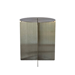 38cm Round Side Table | Stainless Steel | Myka Home