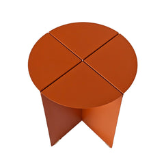 38cm Round Side Table | Terracotta | Myka Home