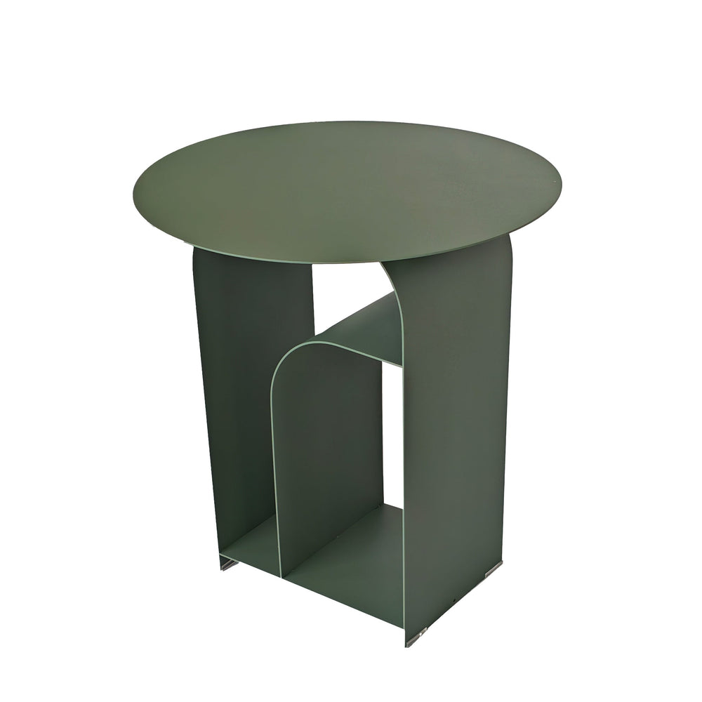 38cm Round Side Table | Sage Green | Myka Home