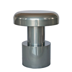 40CM Round Side Table | Powder Silver | Myka Home
