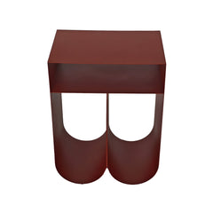35.5CM Side Table | Burgundy Red | Myka Home